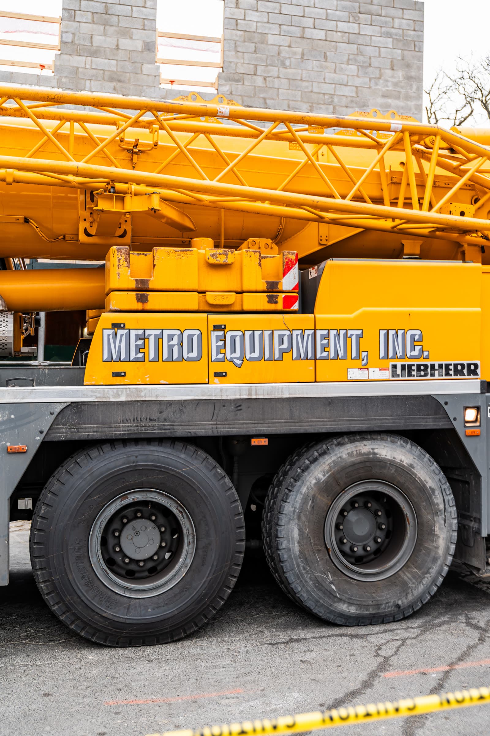 Mobile Crane on Site, NYC metro